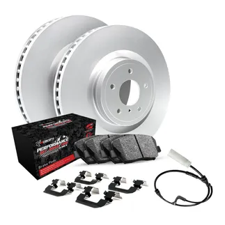 R1 Concepts WJVS1-63001 Brake Rotors - Carbon Coated W/ Perf Off-Road/Tow Pads